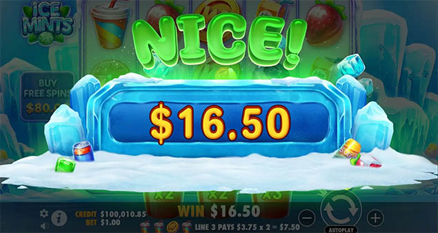 Pragmatic Play - Ice Mints Nice Win - Play.co.za
