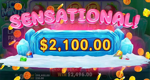 Pragmatic Play - Ice Mints Sensational Win - Play.co.za