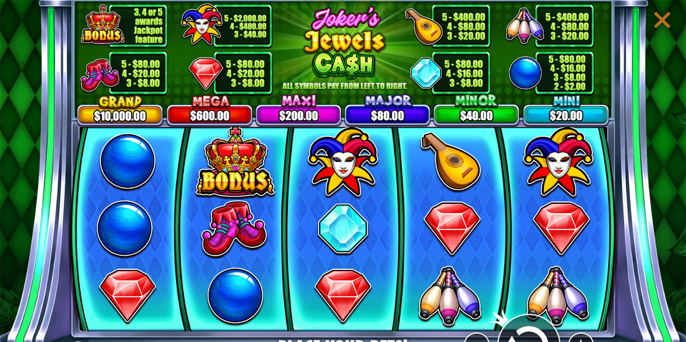 Pragmatic Play - Joker's Jewel Cash Slot - Play.co.za