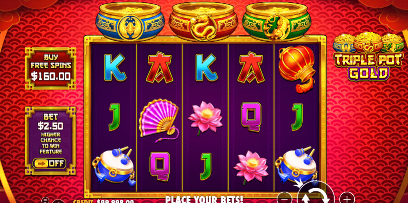 Pragmatic Play - Triple Pot Gold slot gameplay - Play.co.za