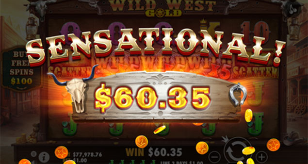 Pragmatic Play - Wild West Gold Megaways Sensational Win - Play.co.za