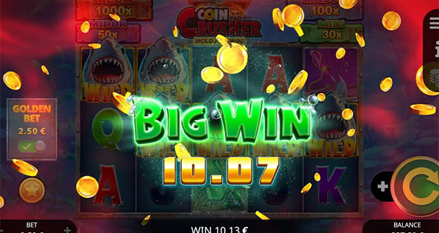 Booming Games - Coin Crusher Hold and Win Big Win - Play.co.za