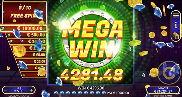 Booming Games - Diamond Riches Mega Win - Play.co.za