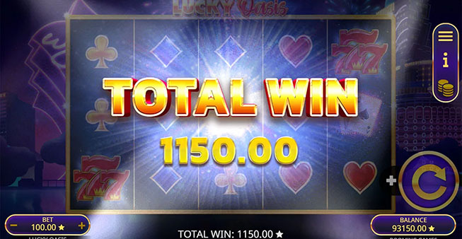 Booming Games - Lucky Oasis Total Win - Play.co.za