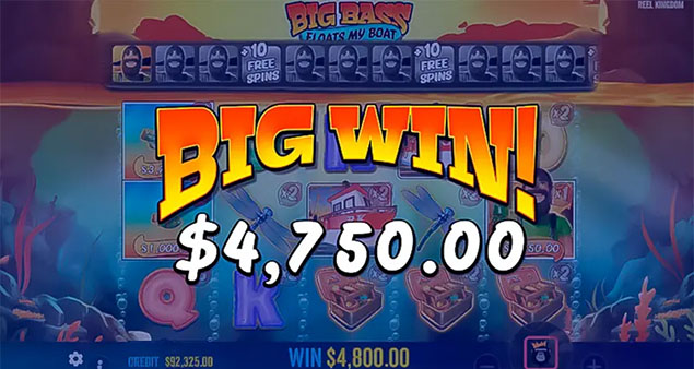 Pragmatic Play - Big Bass Floats My Boat Big Win - Play.co.za