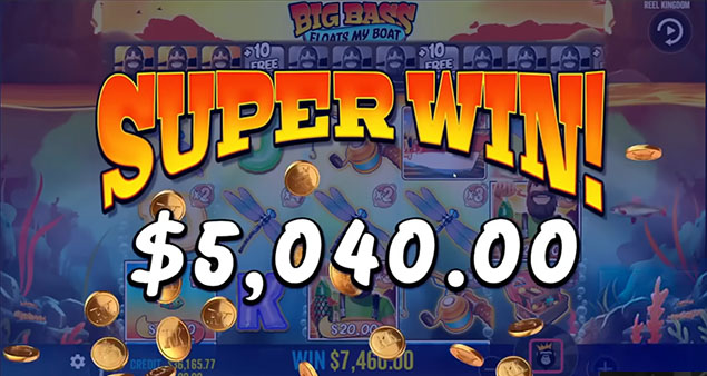 Pragmatic Play - Big Bass Floats My Boat Super Win - Play.co.za