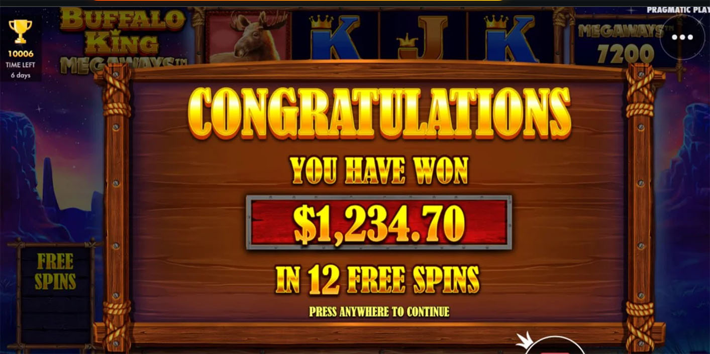 Pragmatic Play - Buffalo King Free Spins - play.co.za