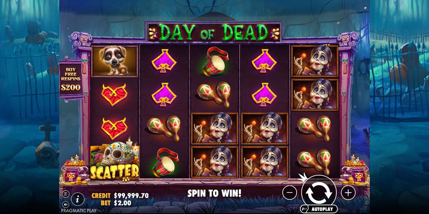 Pragmatic Play - Day of Dead Slot Gameplay - Play.co.za