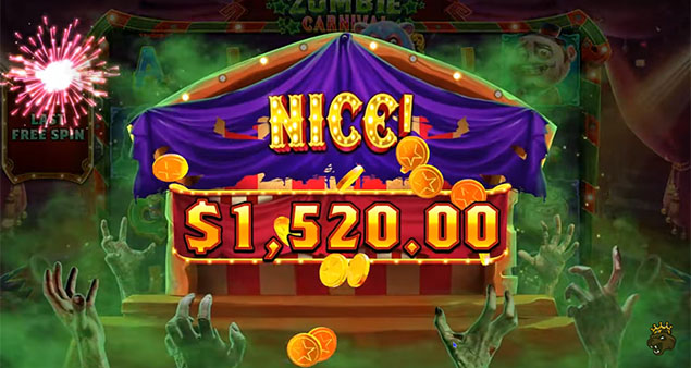 Pragmatic Play - Zombie Carnival Nice Win - Play.co.za