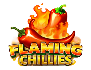 Booming Games - Flaming Chillies Slot Logo - Play.co.za