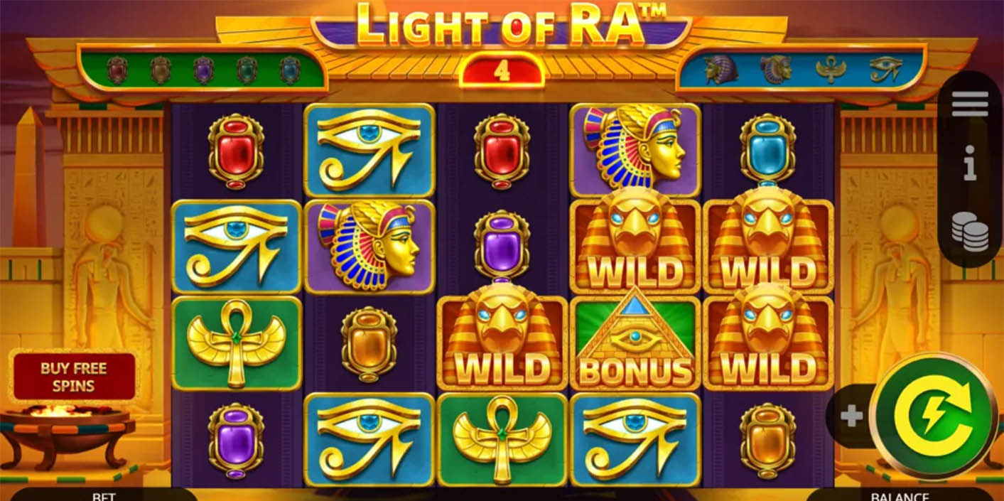 Booming Games - Light of Ra Slot Gameplay - Play.co.za