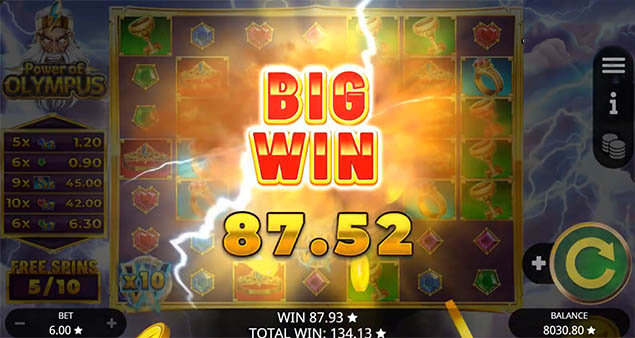 Booming Games - Power of Olympus Big Win - Play.co.za