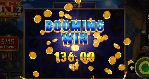 Booming Games - TNT Bonanza 2 Booming Win - Play.co.za