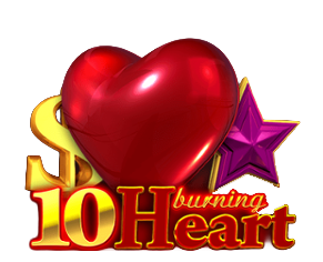 EGT Digital - 10 Burning Heart Slot Logo - Play.co.za