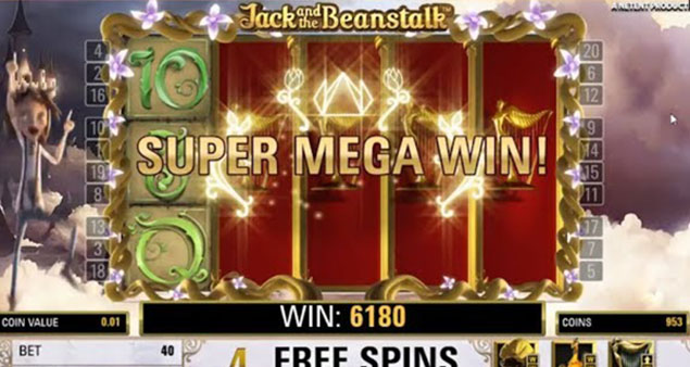 NetEnt - Jack and the Beanstalk Super Mega Win - Play.co.za