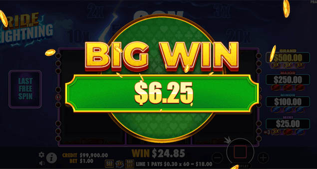 Pragmatic Play - Ride The Lightning Big Win - Play.co.za