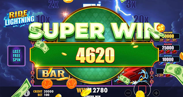 Pragmatic Play - Ride The Lightning Super Win - Play.co.za