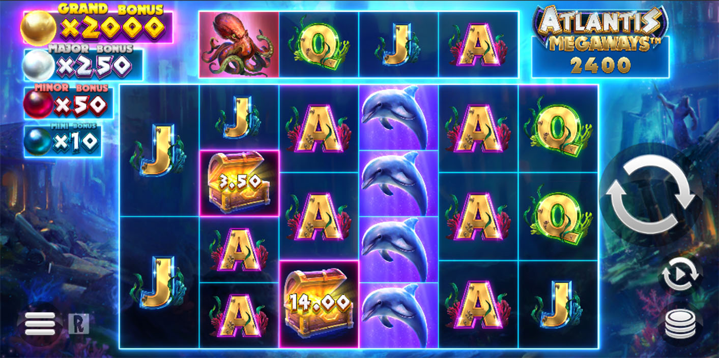 ReelPlay Light & Wonder - Atlantis Megaways gameplay - Play.co.za