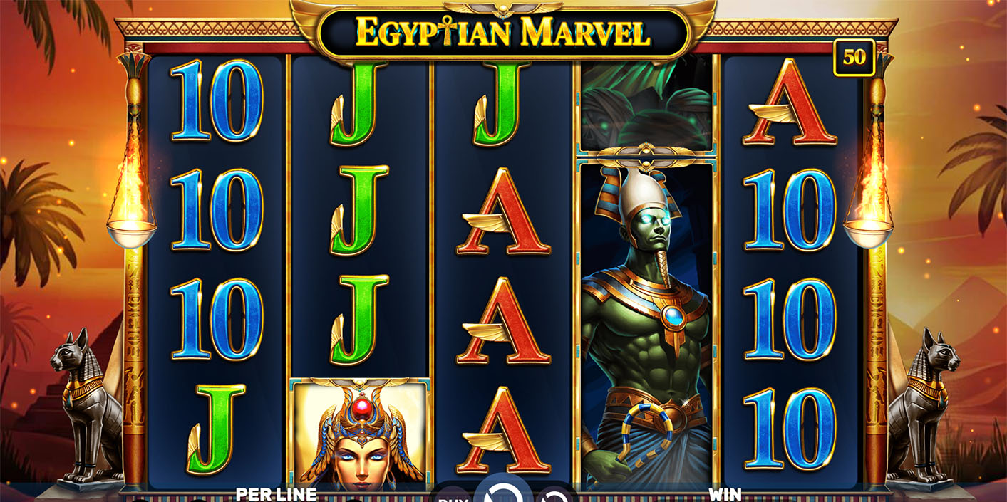 Spinomenal - Egyptian Marvel Slot Gameplay - Play.co.za