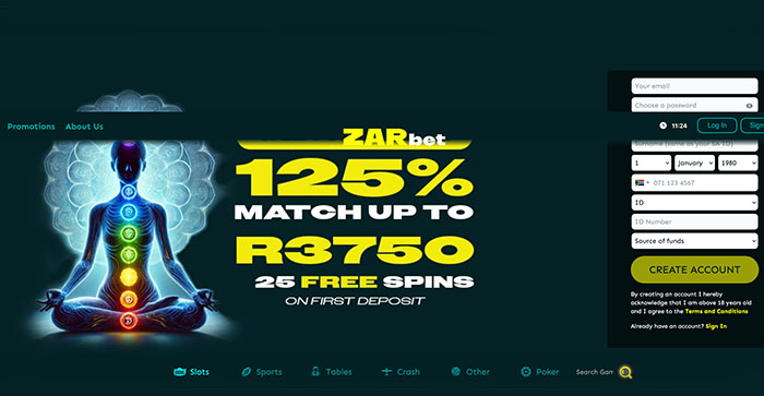 ZARbet Casino Review Website
