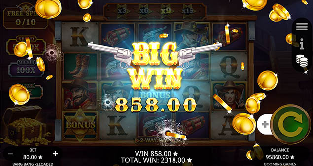 Booming Games - Bang Bang Reloaded Big Win - Play.co.za