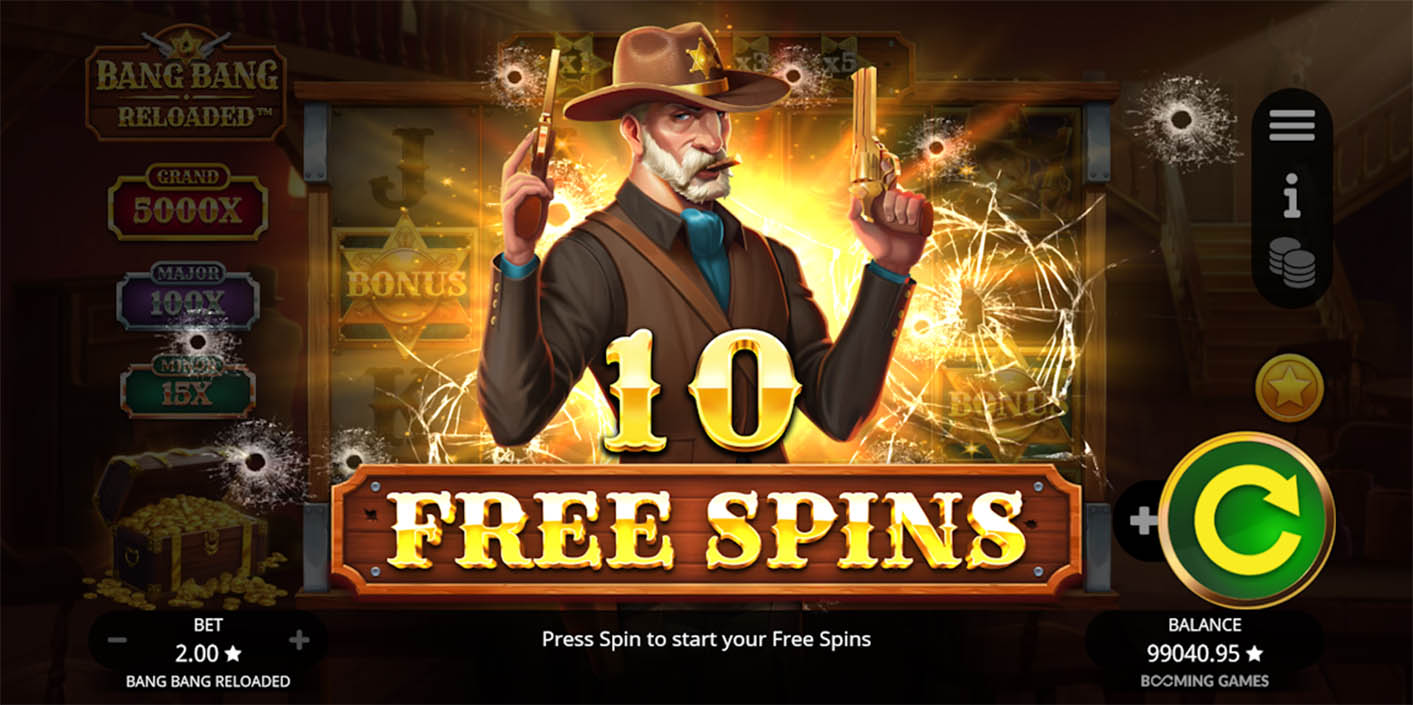 Booming Games - Bang Bang Reloaded Free Spins - Play.co.za
