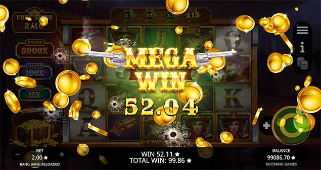 Booming Games - Bang Bang Reloaded Mega Win - Play.co.za