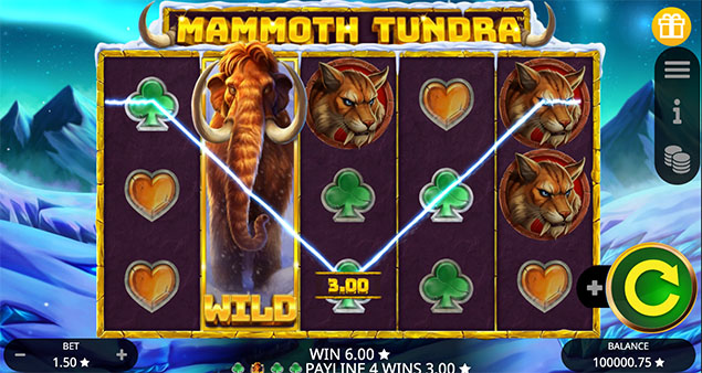 Booming Games - Mammoth Tundra Win - Play.co.za