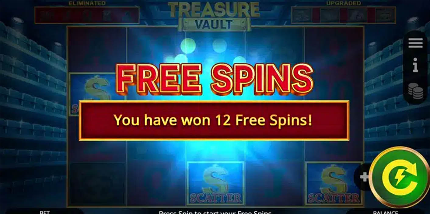 Booming Games - Treasure Vault Free Spins - Play.co.za