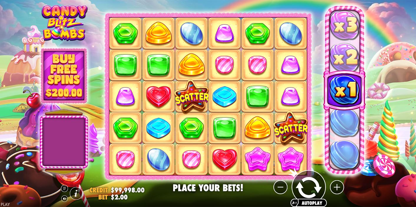 Pragmatic Play - Candy Blitz Bombs Slot Gameplay - Play.co.za
