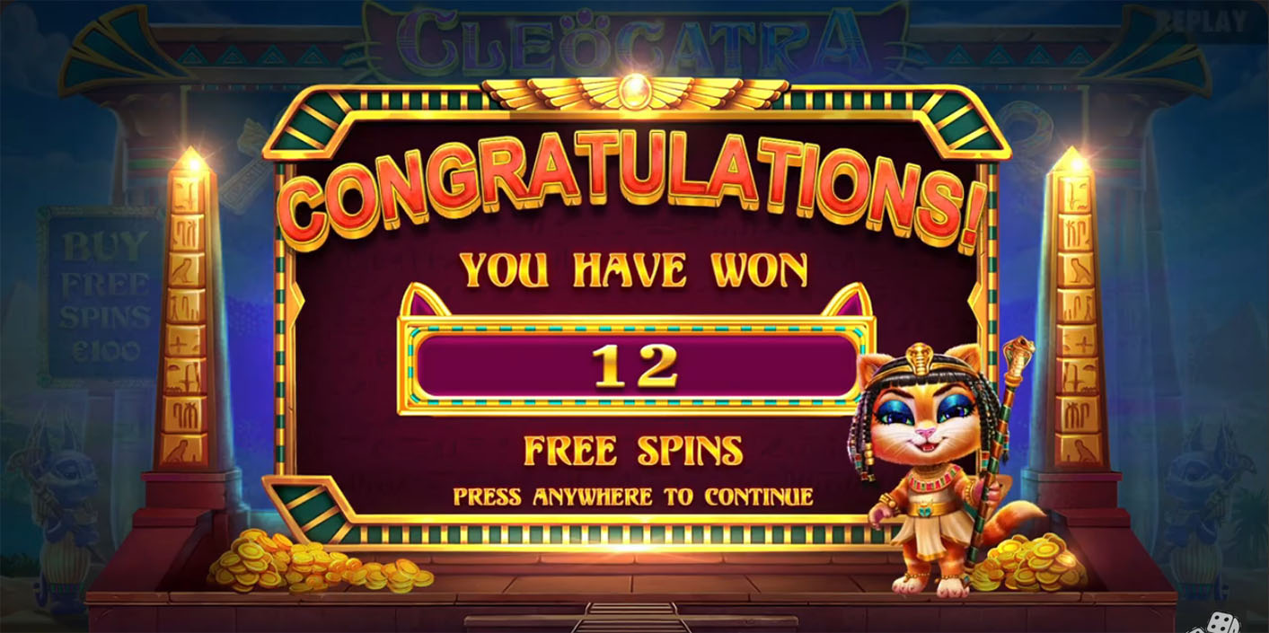 Pragmatic Play - Cleocatra Free Spins - Play.co.za