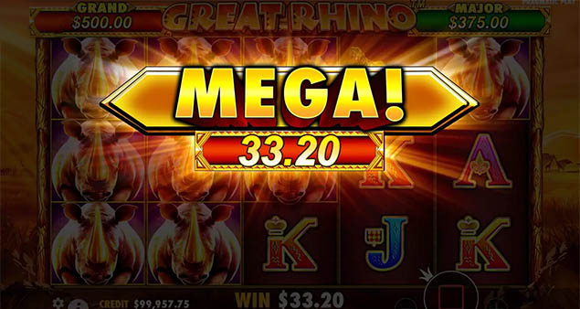 Pragmatic Play - Great Rhino Mega Win - Play.co.za