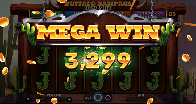 Spinomenal - Buffalo Rampage - Hold & Hit Mega Win - Play.co.za