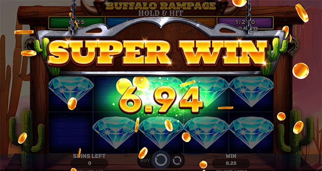 Spinomenal - Buffalo Rampage - Hold & Hit Super Win - Play.co.za