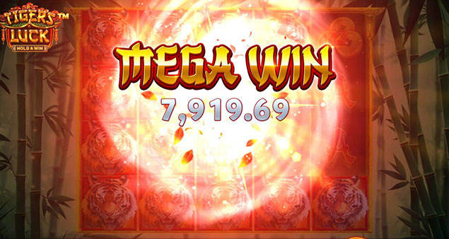 Betsoft - Tiger’s Luck – Hold & Win Mega Win - Play.co.za