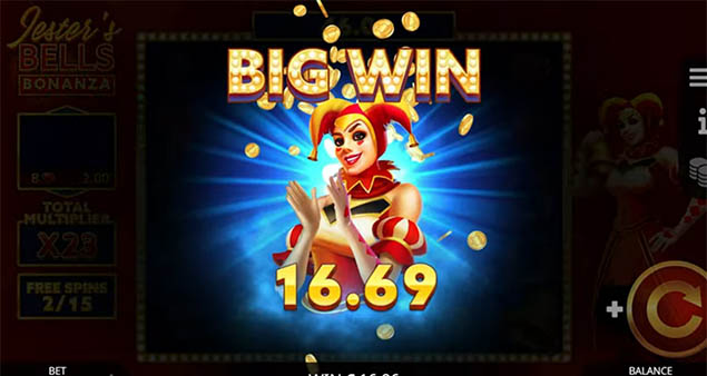 Booming Games - Jester's Bells Bonanza Big Win - Play.co.za
