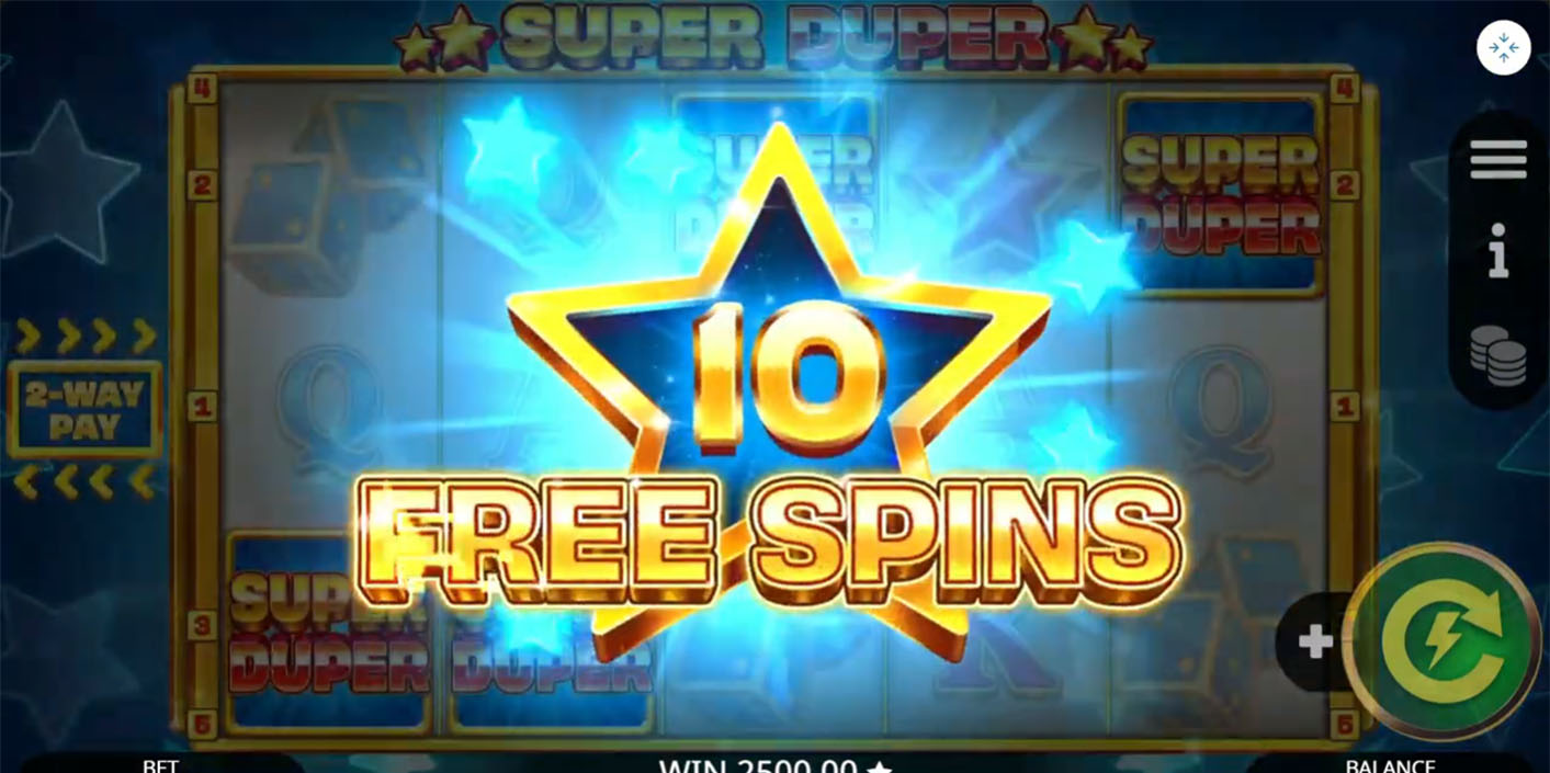 Booming Games - Super Duper Free Spins - Play.co.za