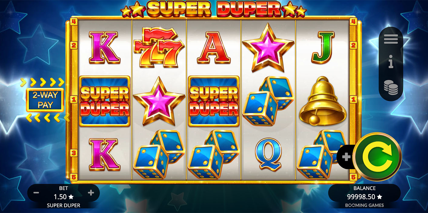 Booming Games - Super Duper Slot Gameplay - Play.co.za