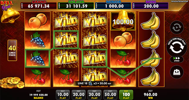 EGT Digital - Flaming Hot Bell Link Wild Win - Play.co.za