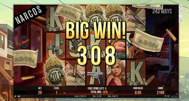NetEnt - Narcos Big Win - Play.co.za