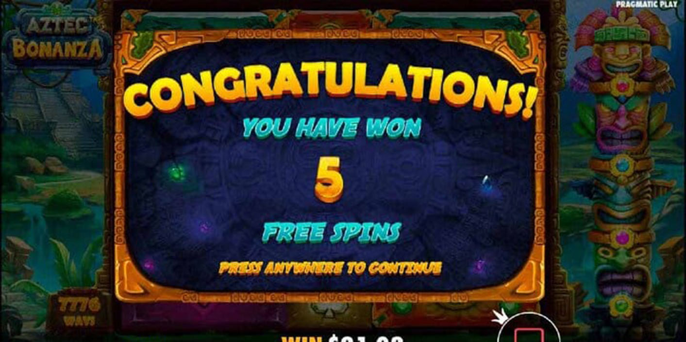 Pragmatic Play - Aztec Bonanza Free Spins - Play.co.za