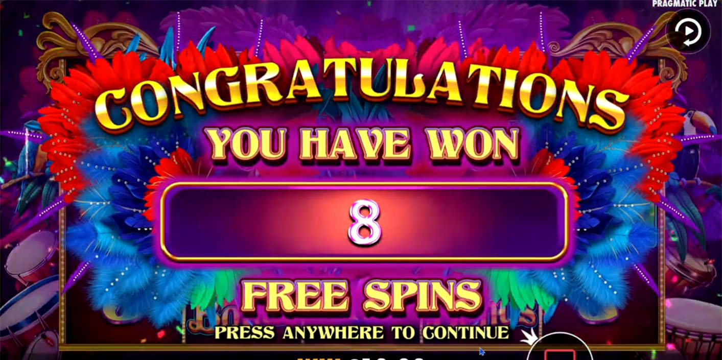 Pragmatic Play - Heart of Rio Free Spins - Play.co.za