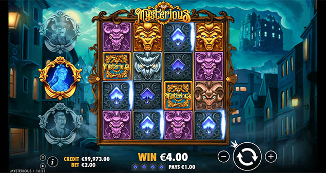 Pragmatic Play - Mysterious Win Screen - Play.co.za