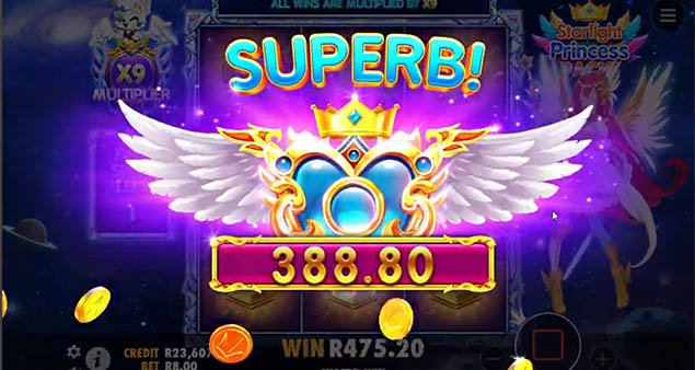 Pragmatic Play - Starlight Princess Pachi Superb Win - Play.co.za