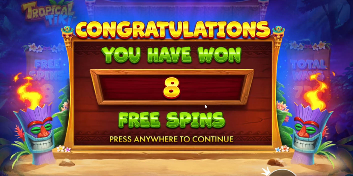 Pragmatic Play - Tropical Tiki Free Spins - Play.co.za
