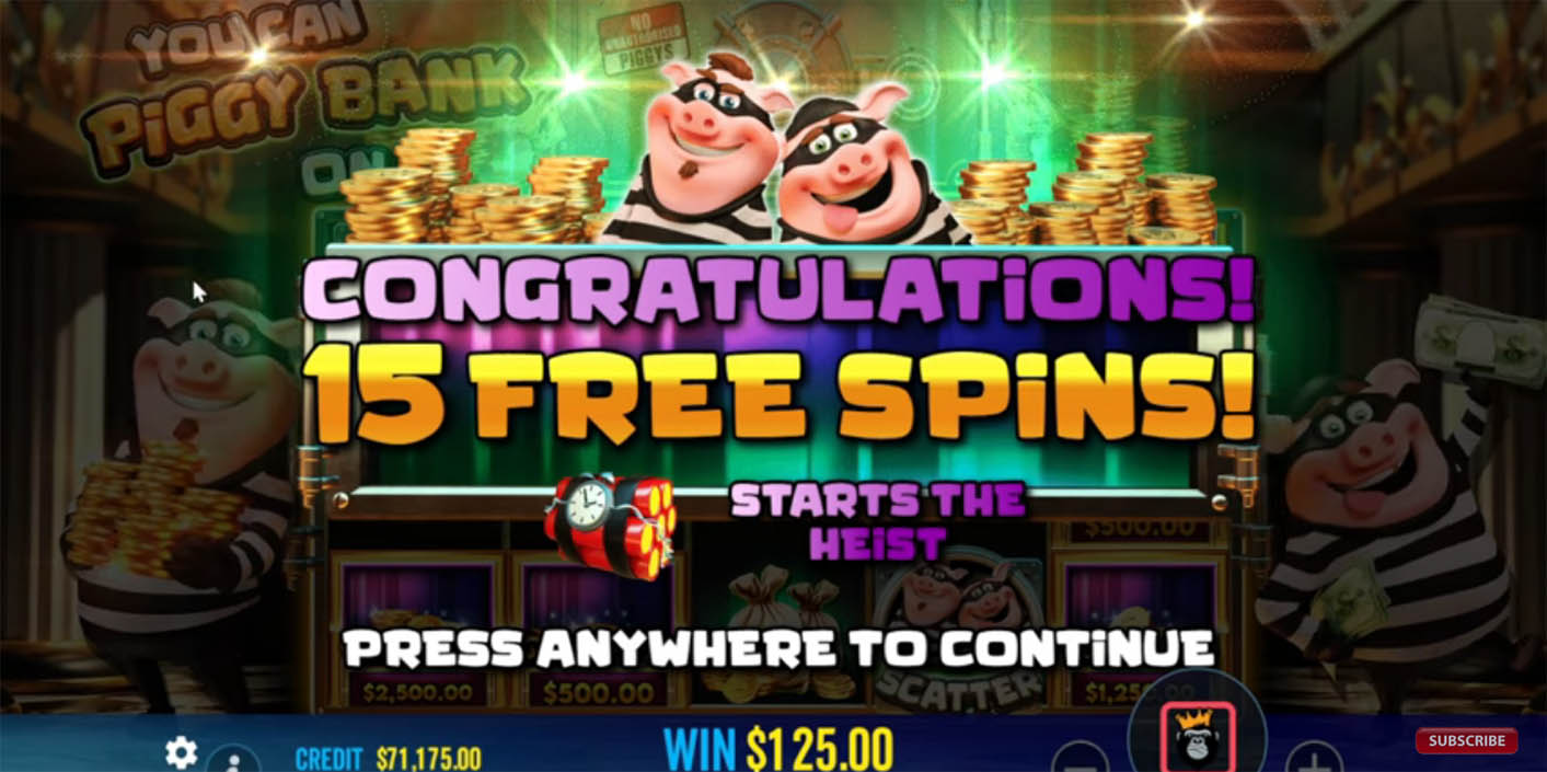 Pragmatic Play - You Can Piggy Bank On It Free Spins - Play.co.za