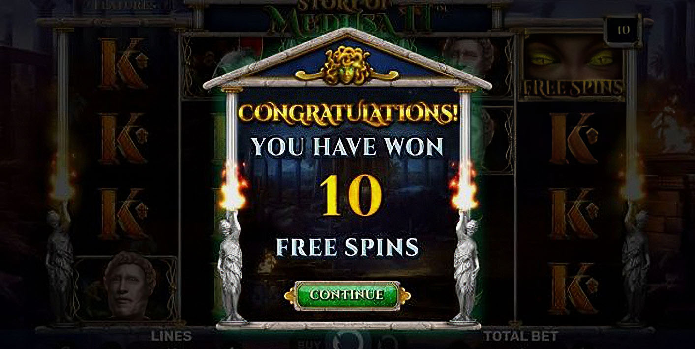 Spinomenal - Story Of Medusa Free Spins - Play.co.za