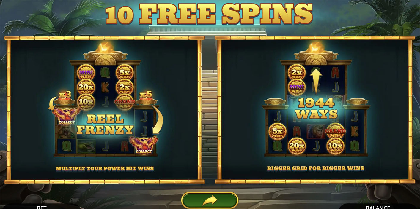 Booming Games - Forbidden Temple Power Hit Free Spins - Play.co.za