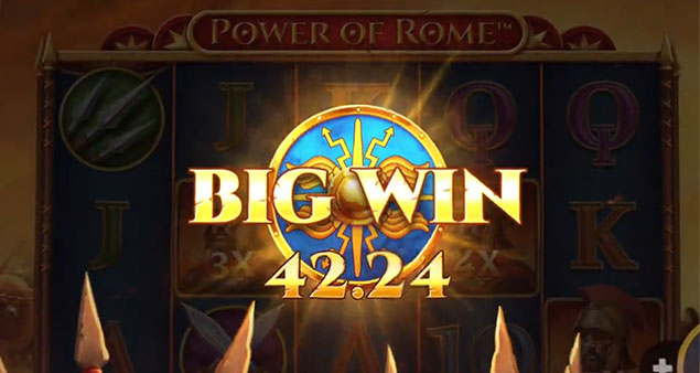 Booming Games - Power of Rome Big Win - Play.co.za