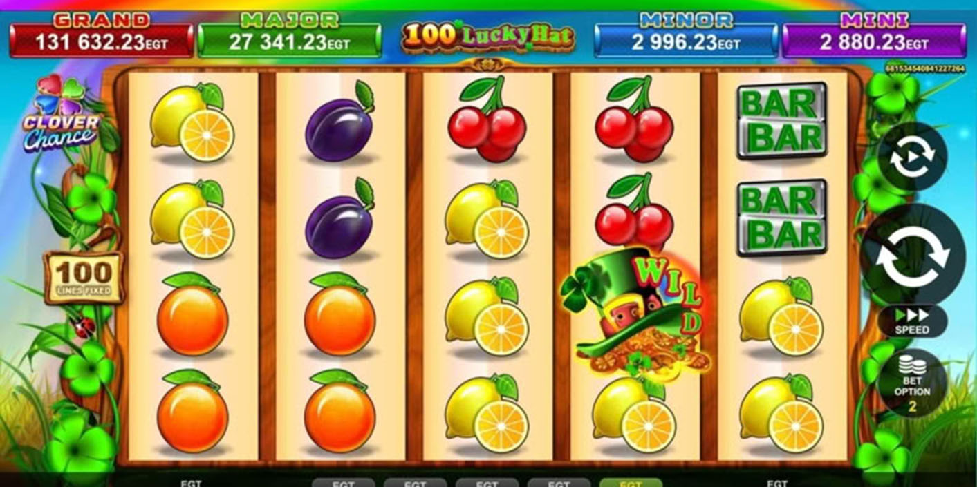 EGT Digital - 100 Lucky Hat Slot Gameplay - Play.co.za